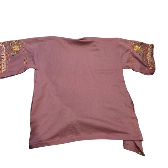 ARATTA SILENT JOURNEY Lavender Juliette Embellish French Terry Kimono Jacket - Picture 3 of 8